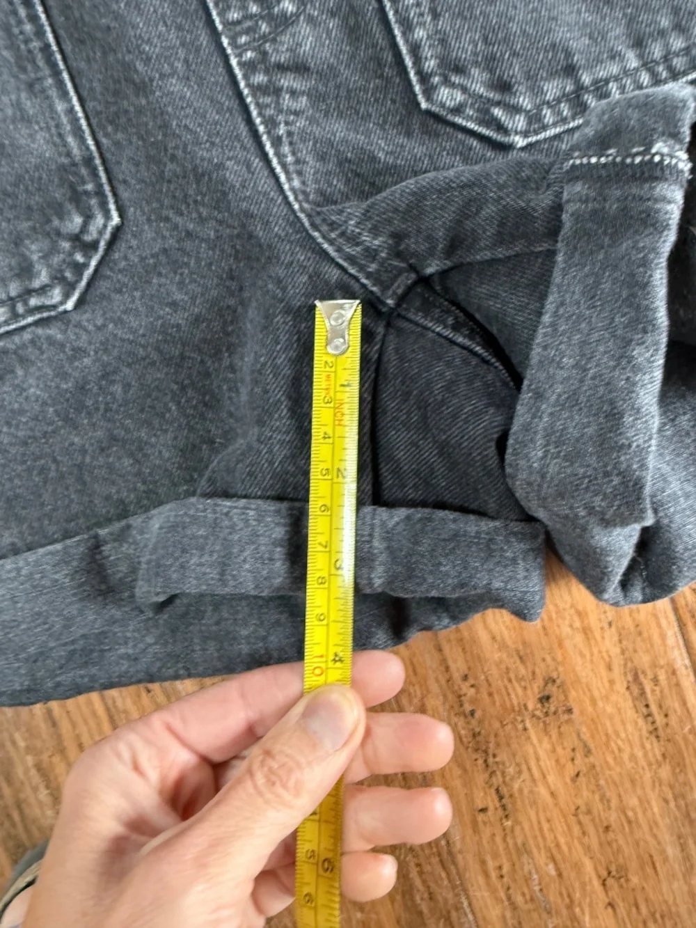 Madewell denim overall shorts